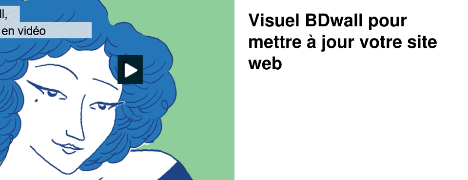 Visuel BDwall pour mettre � jour votre site web