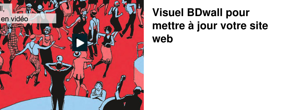Visuel BDwall pour mettre � jour votre site web