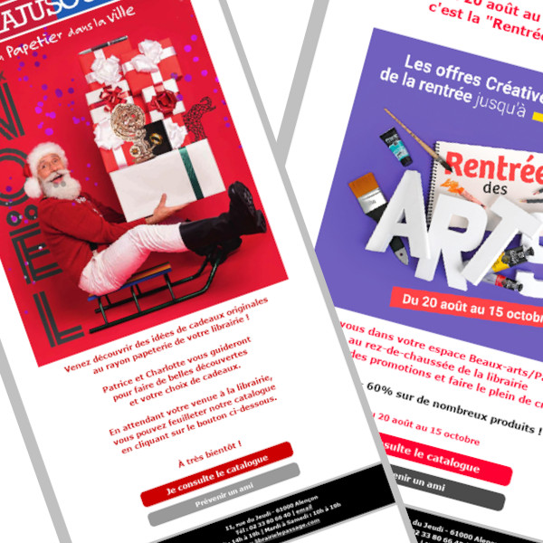publiez et diffusez vos catalogues avec une newsletter