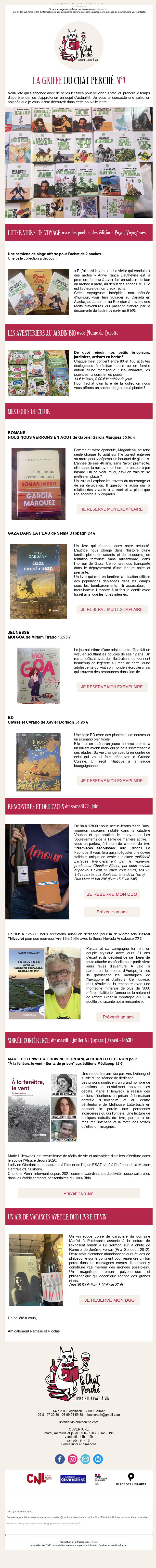 Exemple d'infolettre