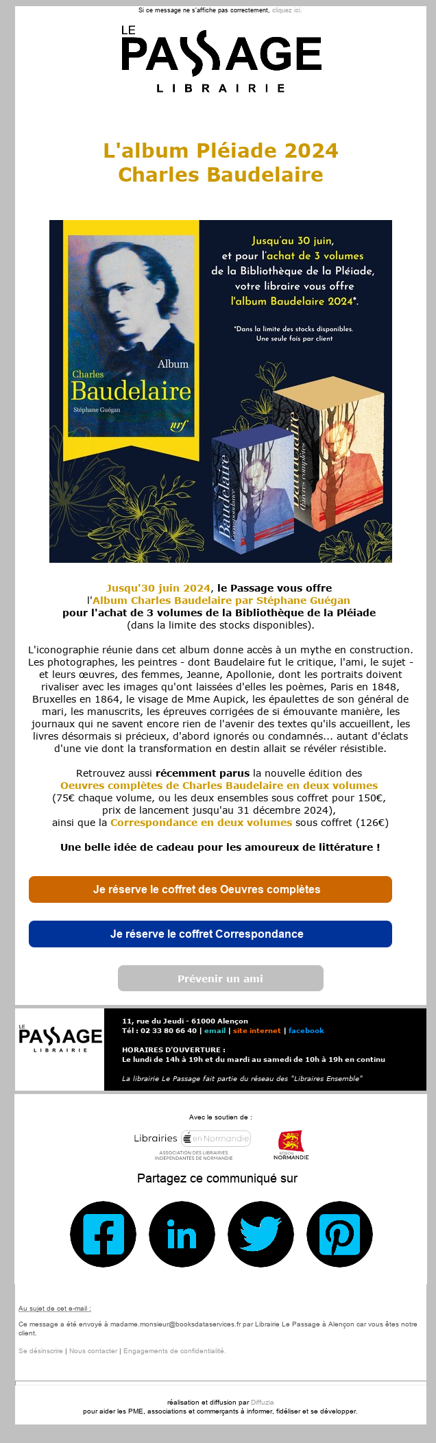 Exemple d'infolettre