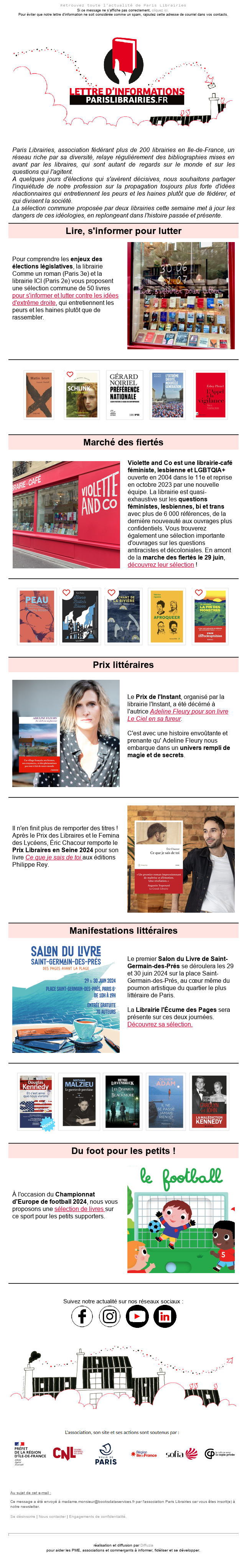 Exemple d'infolettre
